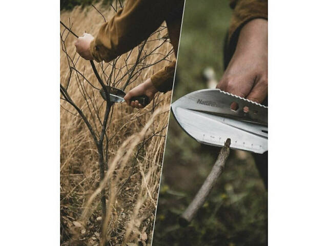 Тактична лопата Naturehike NH20GJ001 (6927595744666) - Фото 4