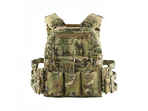 Тактическая плитоноска без плит M-Tac Cuirass QRS с быстрым сбросом (Мультикам)