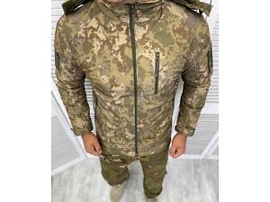 Тактическая теплая мужская куртка Бушлат (Пиксель) M