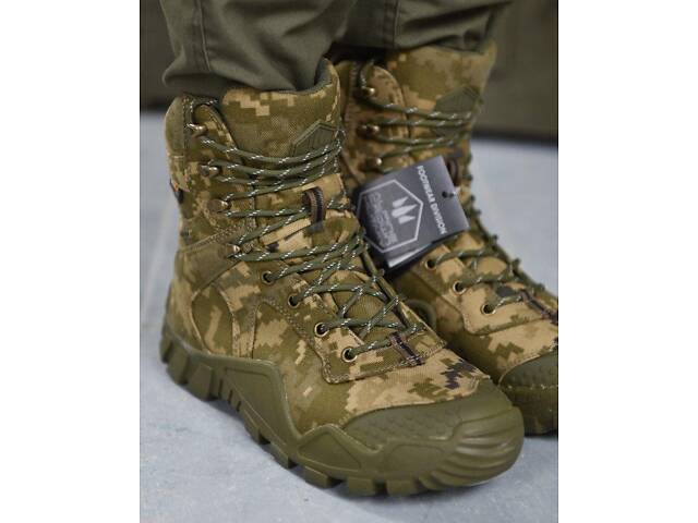 Тактичні черевики ALPINE CROWN MILITARY PREDATOR піксель ВТ0997 - Фото 3