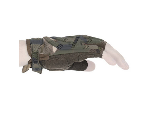 Тактические перчатки 2E безпалі L камуфляж (2E-TACTGLOSUM-L-MC) - Фото 6