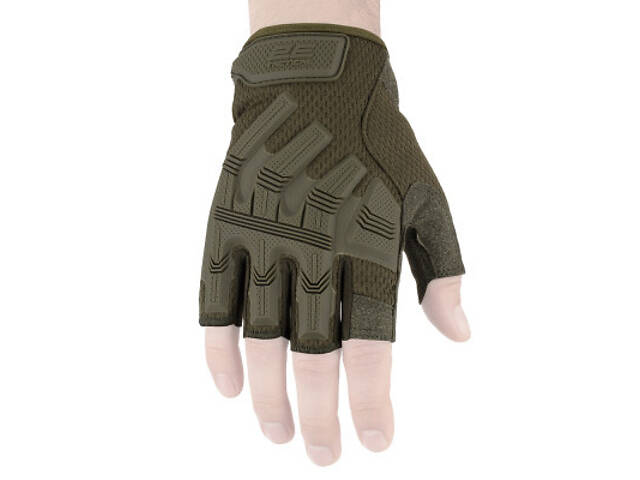 Тактические перчатки 2E безпалі M зелені (2E-TACTGLOSUM-M-OG) - Фото 1