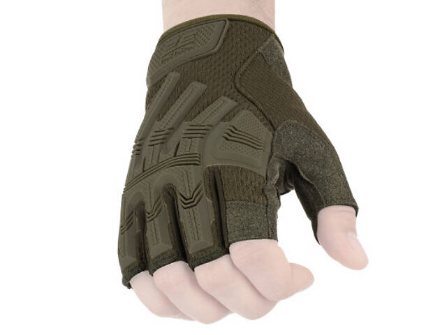 Тактические перчатки 2E безпалі M зелені (2E-TACTGLOSUM-M-OG) - Фото 9