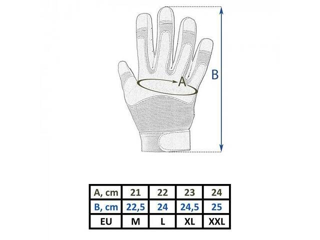 Тактичні рукавички розміру XL — міцні армійські рукавички для спорту, туризму та роботи, пісочні - Фото 2