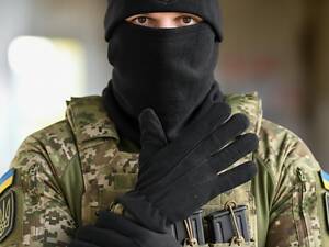 Тактический флисовый комплект 3 в 1 черные ПП8220