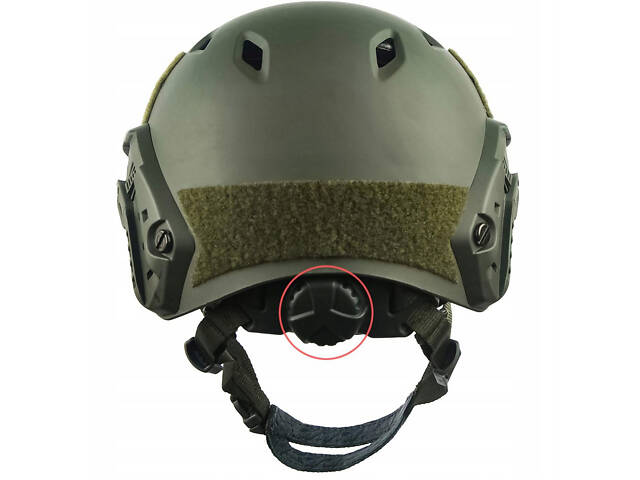 Тактичний шолом LOOGU Fast BJ для страйкболу та пейнтболу з ABS-пластику, з регулюванням розміру, кріпленнями для аксесуарів, - Фото 2