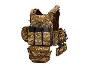 Тактический жилет с быстрым сбросом Warmor GEN.3 Pro + 9 подсумков Пиксель ММ14
