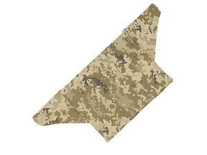 Тактичний каремат-сидушка XL Кордура піксель