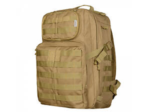 Тактический, вместительный рюкзак Camotec 40л в Койот.