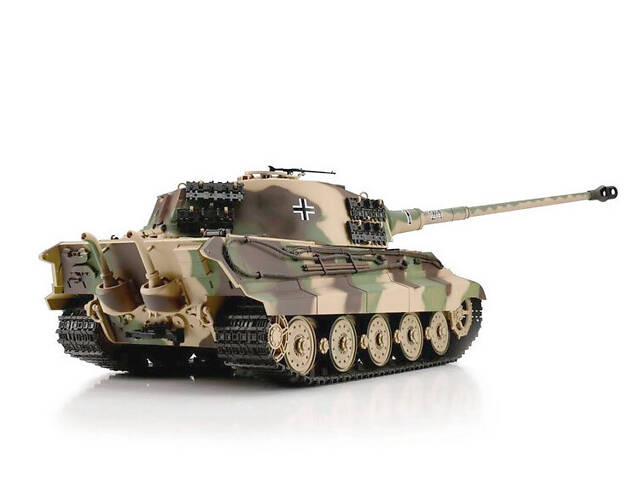 Танк на радіоуправлінні 1:16 Heng Long King Tiger Henschel з пневмопушкою і і/ч боєм - Фото 2