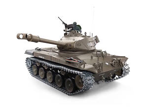 Танк на радиоуправлении 1:16 Heng Long Bulldog M41A3 с пневмопушкой и и/к боем (Upgrade)