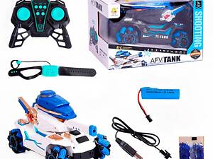 Танк на радіокеруванні з браслетом та пультом, стріляє орбізами (168-9 B) звуки, підсвічування, акумулятор 3.7 V