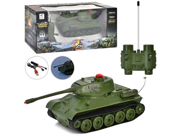 Танк на радиоуправлении 33805 21 см - Фото 1