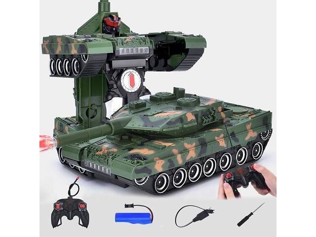 Танк трансформер на радиоуправлении 555