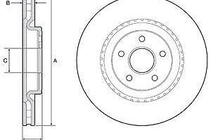 TARCZA HAM.JEEP CHEROKEE 10- DELPHI