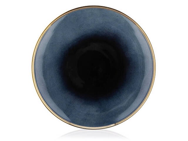 Тарелка Ardesto Andria, 20.1см, кераміка, синьо-сірий (AR2920AB) - Фото 1