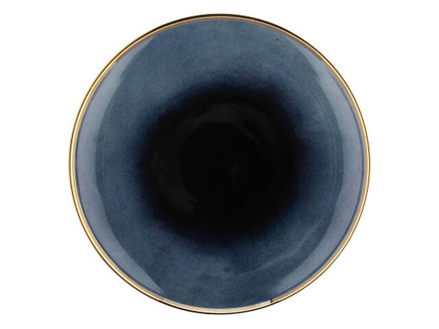 Тарелка Ardesto Andria, 20.1см, кераміка, синьо-сірий (AR2920AB) - Фото 2