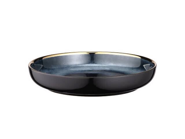 Тарелка Ardesto Andria, 21.1см, кераміка, синьо-сірий (AR2920ABD) - Фото 2