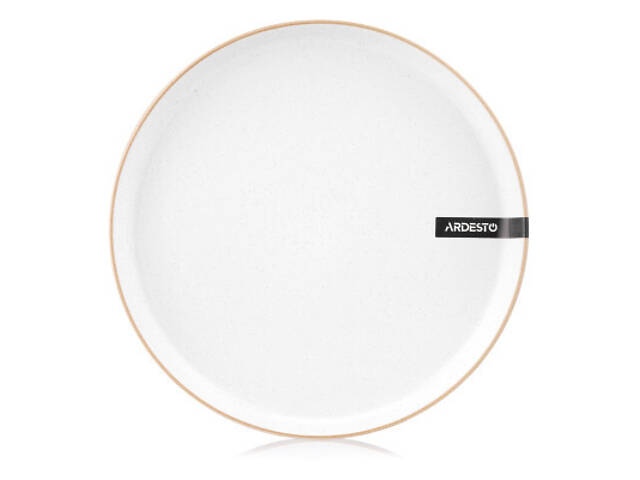 Тарелка Ardesto Apulia, 26.6см, кераміка, білий (AR2927AW) - Фото 1