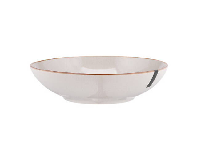 Тарелка Ardesto Apulia, 820мл, 20.8см, кераміка, сірий (AR2921AG) - Фото 2