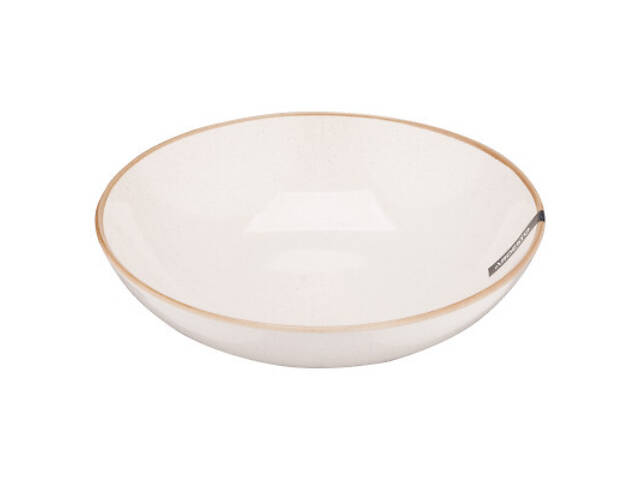 Тарелка Ardesto Apulia, 820мл, 20.8см, кераміка, кремовий (AR2921AC) - Фото 4