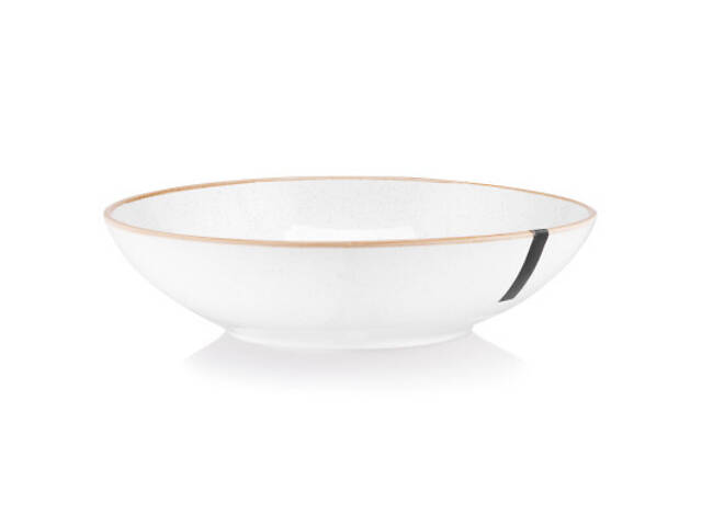 Тарелка Ardesto Apulia, 820мл, 20.8см, кераміка, білий (AR2921AW) - Фото 1