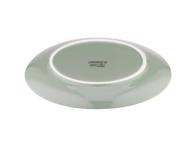 Тарелка Ardesto Capri, 19.2см, порцеляна, зелений (AR0519CG) - Фото 4