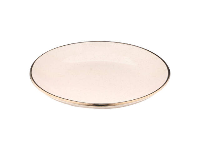 Тарілка Ardesto Emilia, 20см, кераміка, бежевий (AR0719EBG) - Фото 2