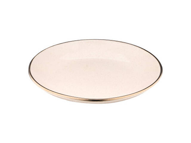 Тарелка Ardesto Emilia, 20см, кераміка, бежевий (AR0719EBG) - Фото 2