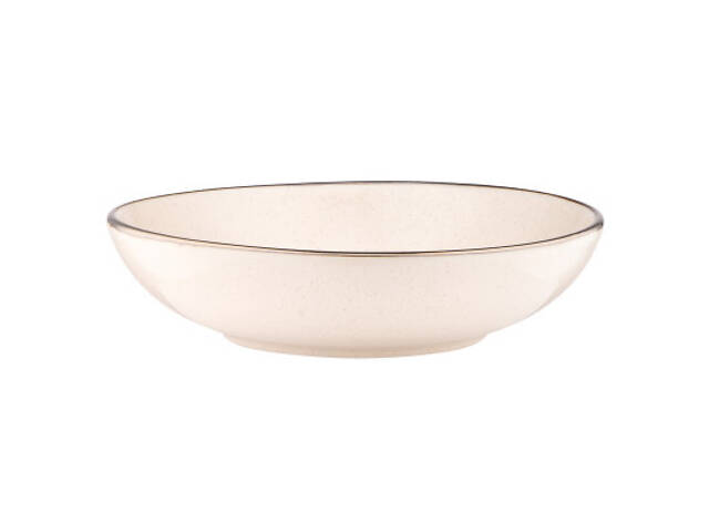 Тарелка Ardesto Emilia, 820мл, 20см, кераміка, бежевий (AR0720EBG) - Фото 2