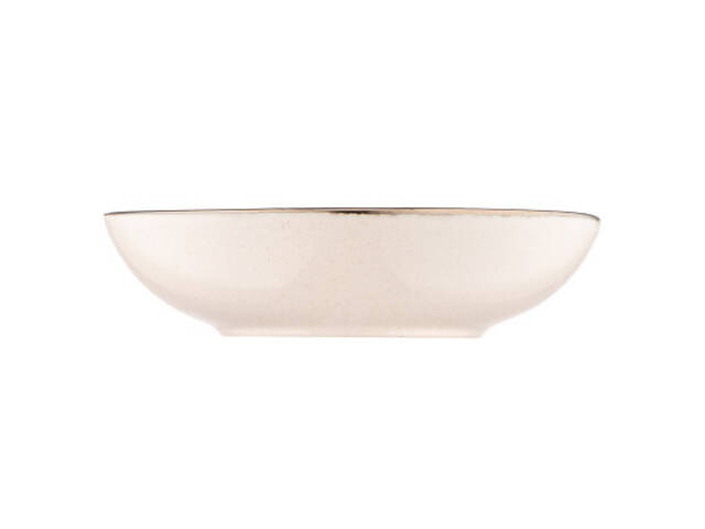 Тарелка Ardesto Emilia, 820мл, 20см, кераміка, бежевий (AR0720EBG) - Фото 3