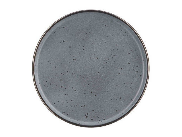 Тарелка Ardesto Fasano, 26см, кераміка, сірий темний (AR0326FDG) - Фото 1