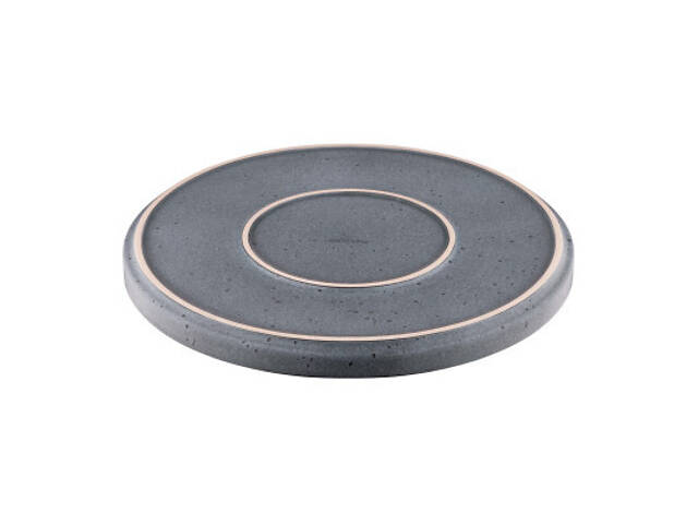 Тарелка Ardesto Fasano, 26см, кераміка, сірий темний (AR0326FDG) - Фото 4