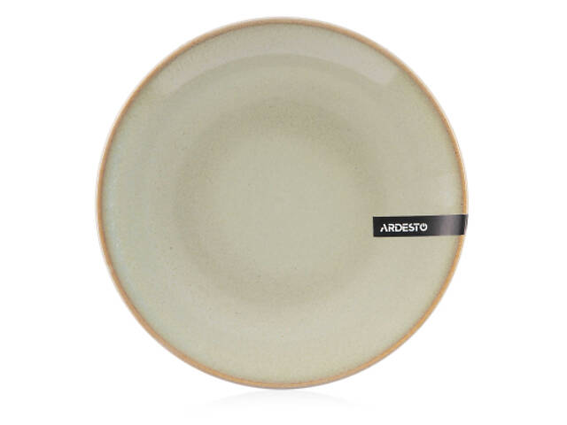 Тарілка Ardesto Lecco Сіра 19,5 см Десертна (AR2919LRG) - Фото 1