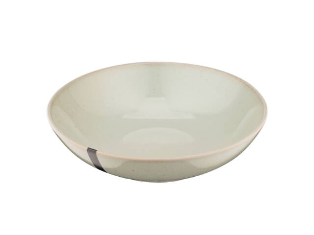 Тарілка Ardesto Lecco Сіра 20 см Супова (AR2920LRG) - Фото 3