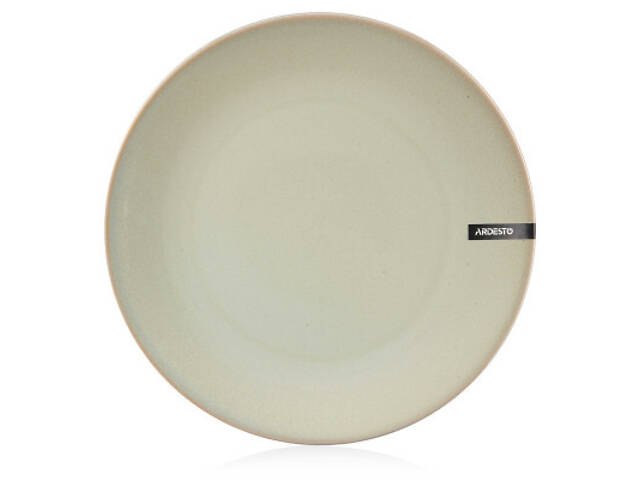 Тарелка Ardesto Lecco Сіра 27 см Обідня (AR2927LRG) - Фото 1