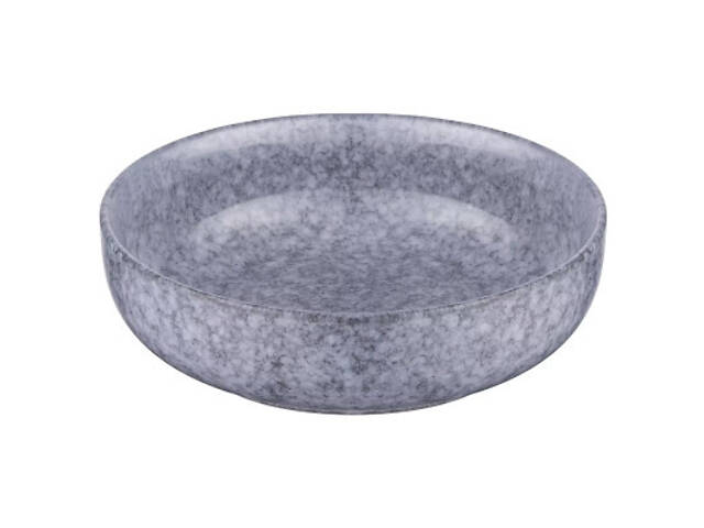 Тарелка Ardesto Loreto, 1150мл, 20см, порцеляна, сірий (AR1020LG) - Фото 1