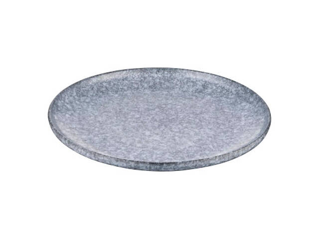 Тарелка Ardesto Loreto, 27см, порцеляна, сірий (AR1027LG) - Фото 2