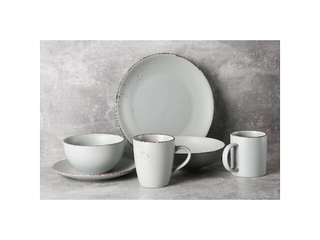 Тарілка Ardesto Lucca Dessert 19 см Illusion Blue (AR2919BMC) - Фото 2