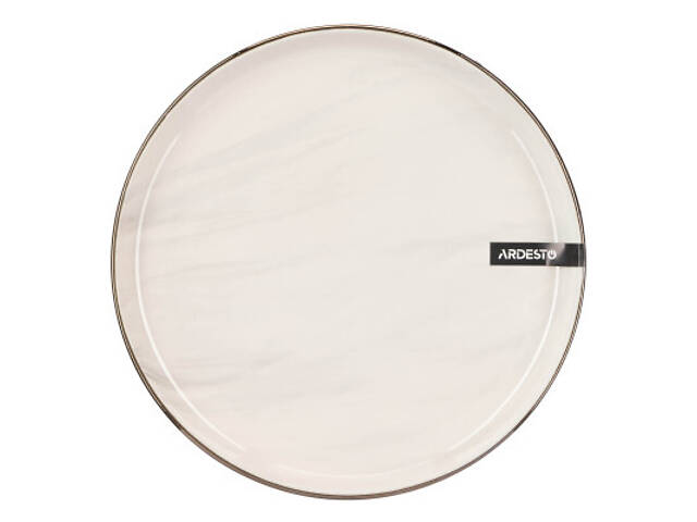 Тарілка Ardesto Marmo Бежева 19 см Десертна (AR2919MRB) - Фото 1