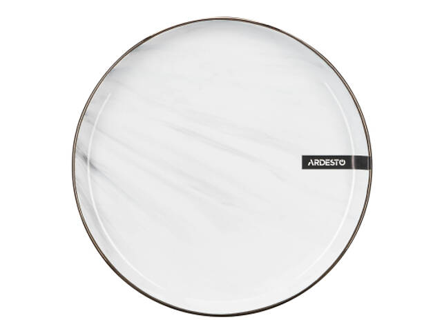 Тарілка Ardesto Marmo Біла 19 см Десертна (AR2919MRW) - Фото 5