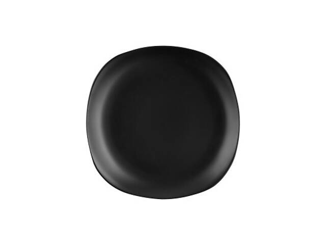 Тарілка Ardesto Molize Dinner Quadrate 27х27 см Black (AR2927MB) - Фото 1