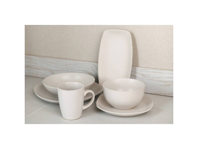 Тарілка Ardesto Molize Soup 20 см White (AR2920MW) - Фото 2