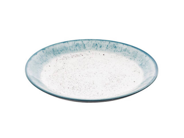 Тарелка Ardesto Siena, 19см, порцеляна, біло-блакитний (AR2919SWB) - Фото 3