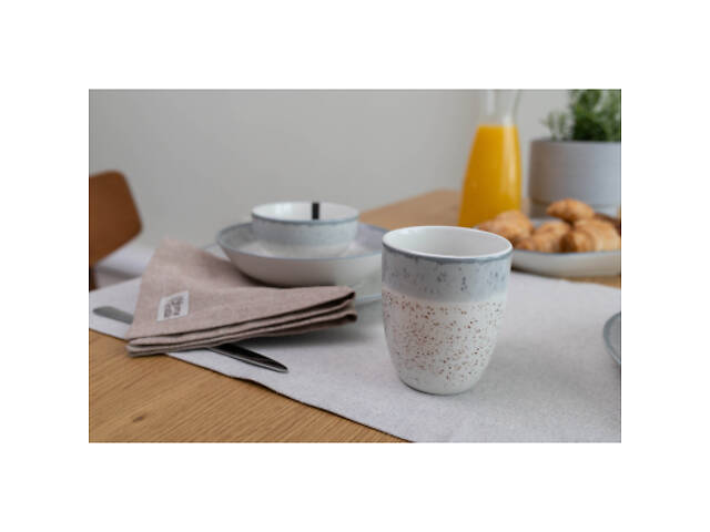 Тарілка Ardesto Siena, 27см, порцеляна, біло-сірий (AR2927SW) - Фото 5