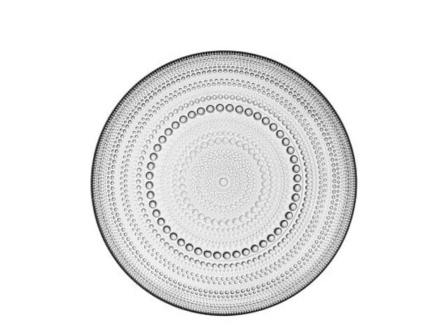 Тарелка Ardesto Verbena, 24.5см, скло, сірий (AR5034) - Фото 1