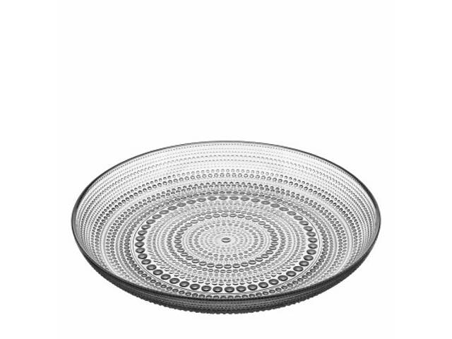 Тарелка Ardesto Verbena, 24.5см, скло, сірий (AR5034) - Фото 3