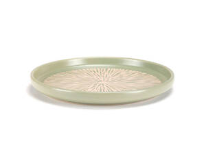 Тарелка десертная Holmer Herb DP-01205-GP 20.5 см оливковая