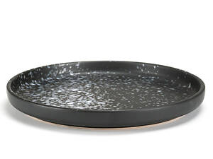 Тарілка десертна Holmer Volcano DP-01205-BD 20.5 см чорна