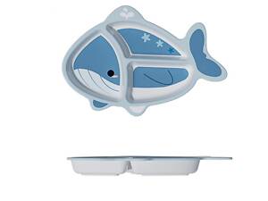 Тарілка дитяча Кіт блакитний 18562 3.3х20.6х30.9 см